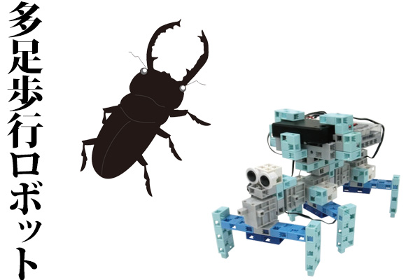 【プログラミング】昆虫型の多足歩行ロボットを作ろう【小学生】